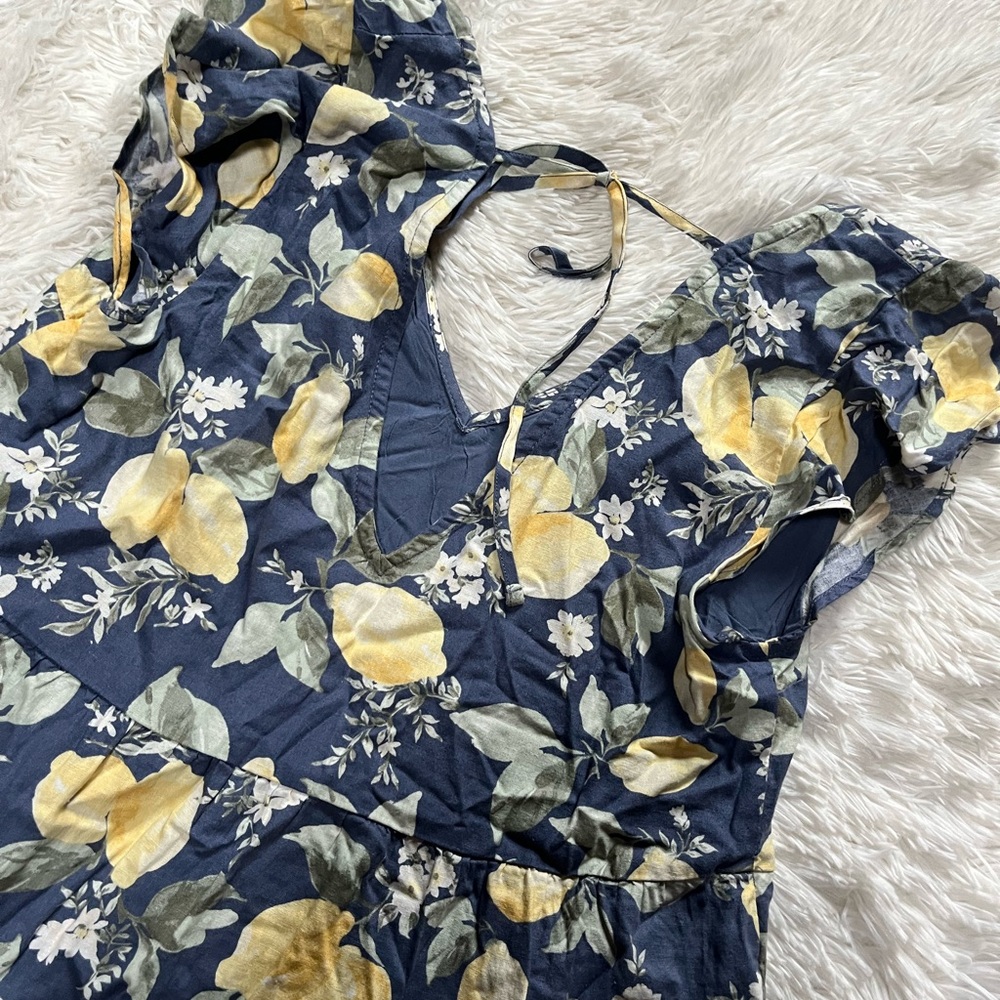 Abercrombie Floral Lemon Print Dress - Picture 5 of 6